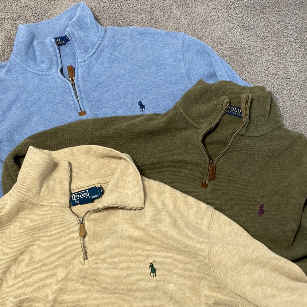 Polo Ralph Lauren lot of 3 sweaters